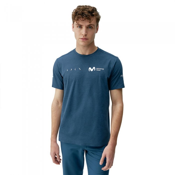 [해외]BORN LIVING YOGA Movistar 반팔 티셔츠 1140600898 Sea Blue