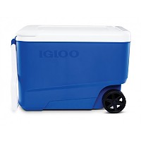 [해외]IGLOO COOLERS 바퀴가 달린 견고한 휴대용 쿨러 Wheelie Cool 38 36L 4140840176 Blue