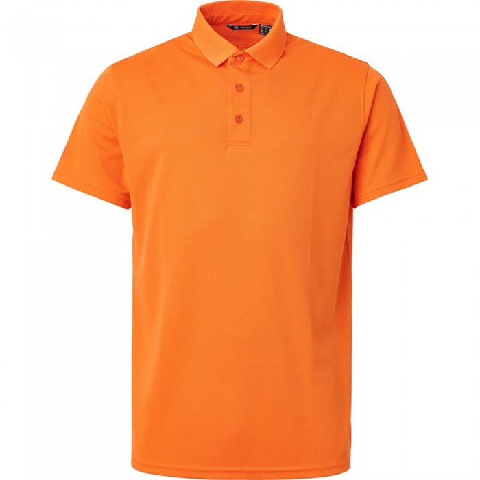 [해외]ABACUS GOLF Cray 반팔 폴로 셔츠 140916634 Orange