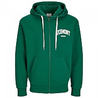 [해외]잭앤존스 풀 지퍼 스웨트셔츠 Bradley Varsity 140919977 Evergreen