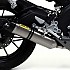 [해외]ARROW Thunder Aluminium Dark With Carbon End Cap Yamaha MT 125 ´14- 인증된 머플러 9140449197 Black