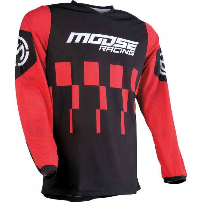 [해외]MOOSE SOFT-GOODS 긴소매 티셔츠 Qualifier 9140991698 Black / Red