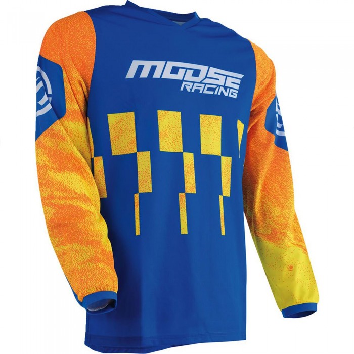 [해외]MOOSE SOFT-GOODS 긴소매 티셔츠 Qualifier 9140991699 Blue / Orange