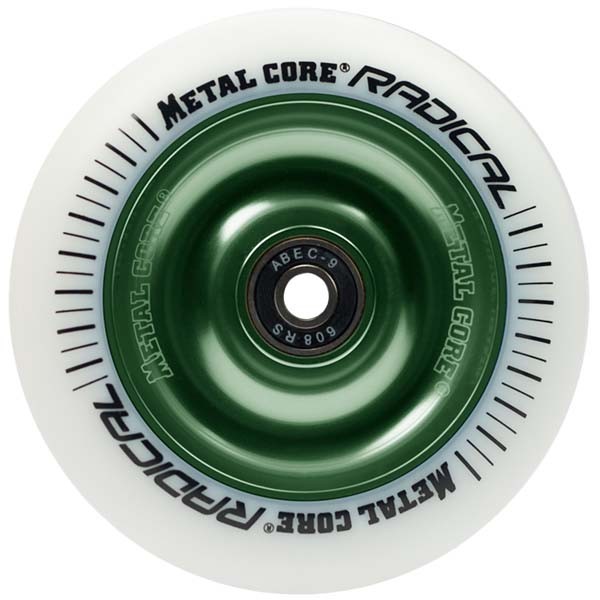 [해외]METAL CORE 스쿠터 타이어 Radical 14136333530 White / Green