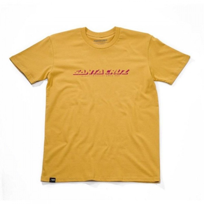 [해외]SANTA CRUZ BIKES 반소매 티셔츠 Warden Tee 2.0 1140969378 Yellow