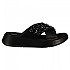 [해외]핏플랍 플립플롭 F-Mode Jewel-Deluxe Leather Flatform Cross 140168860 Black