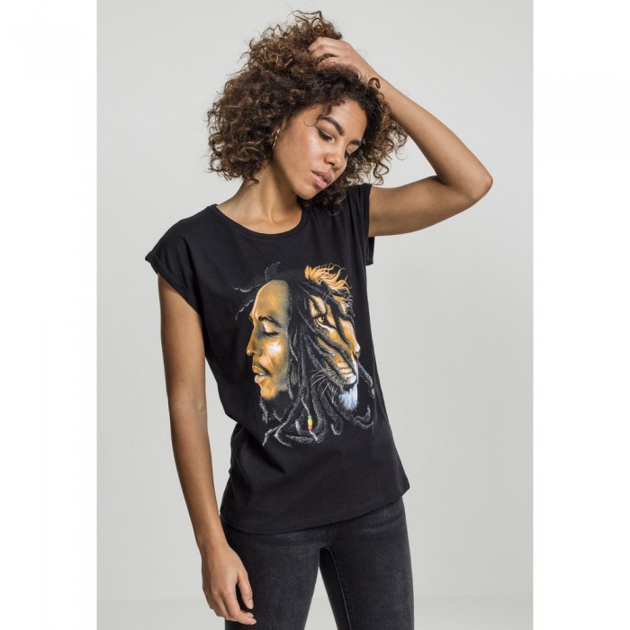 [해외]MISTER TEE Bob Marley Lion Face 티셔츠 138904890 Black