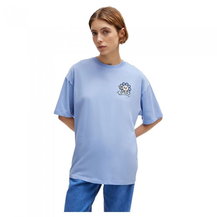 [해외]휴고 반소매 티셔츠 Oversized 1 10262158 BLUE 140929364 Bright Blue