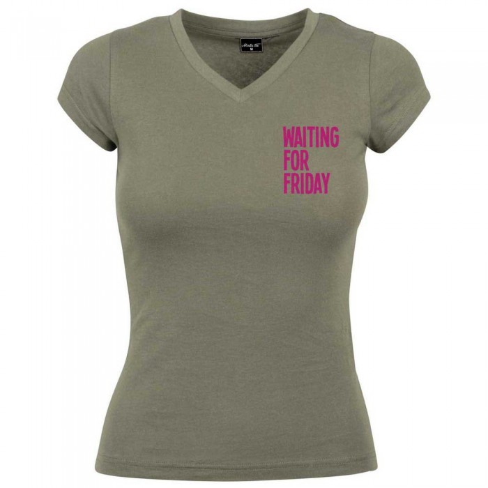 [해외]MISS TEE 반소매 티셔츠 Waiting For Friday Box 140974202 Olive
