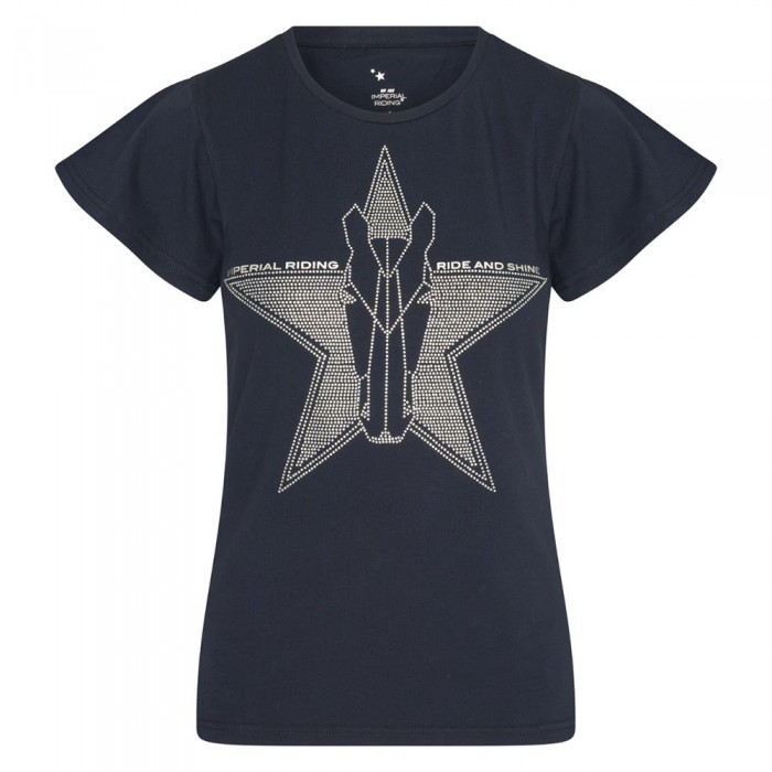 [해외]IMPERIAL RIDING 반소매 티셔츠 Belle Star 141037077 Navy