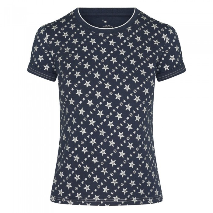 [해외]IMPERIAL RIDING 반소매 티셔츠 Bobby Star 141037102 Navy