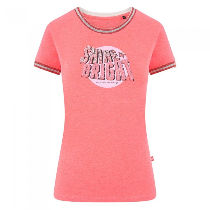 [해외]IMPERIAL RIDING 반소매 티셔츠 Shine Bright 141038180 Diva Pink