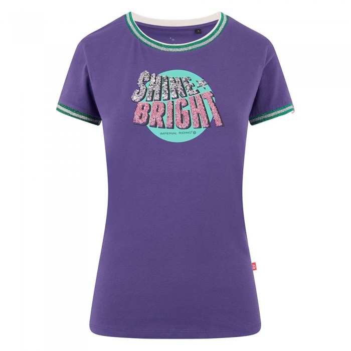[해외]IMPERIAL RIDING 반소매 티셔츠 Shine Bright 141038182 Royal Purple