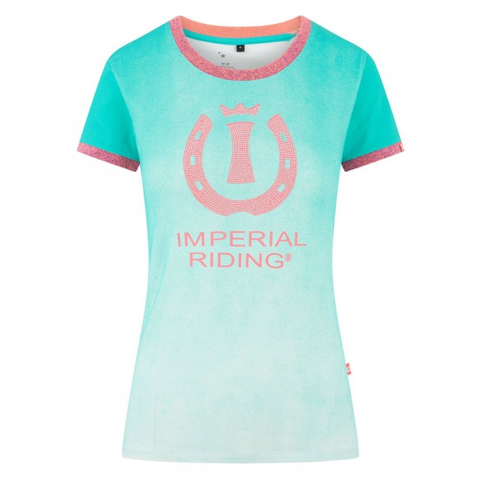 [해외]IMPERIAL RIDING 반소매 티셔츠 The Colored 141038503 Jade Green
