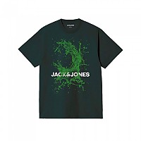 [해외]잭앤존스 Ocean Splash Plus Size 반팔 티셔츠 140438704 Black