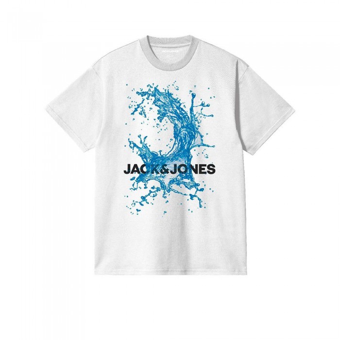 [해외]잭앤존스 Ocean Splash Plus Size 반팔 티셔츠 140438706 White