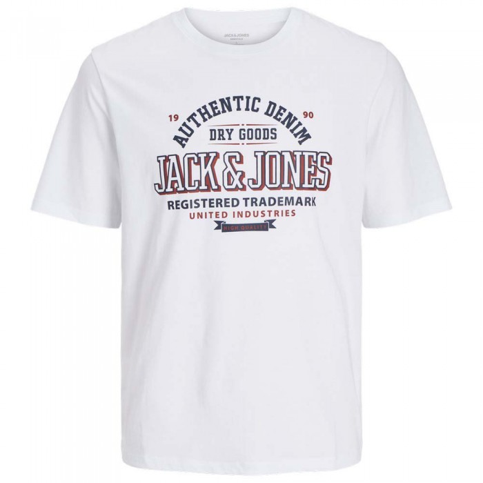 [해외]잭앤존스 반소매 티셔츠 로고 140919407 White