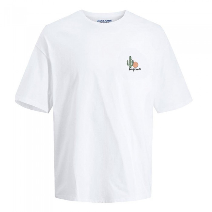 [해외]잭앤존스 반소매 티셔츠 Bradley Silver 140919972 White / Print Cactus