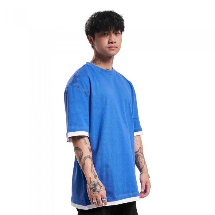 [해외]DEF 티셔츠 Visible 레이어 140981685 Blue / White