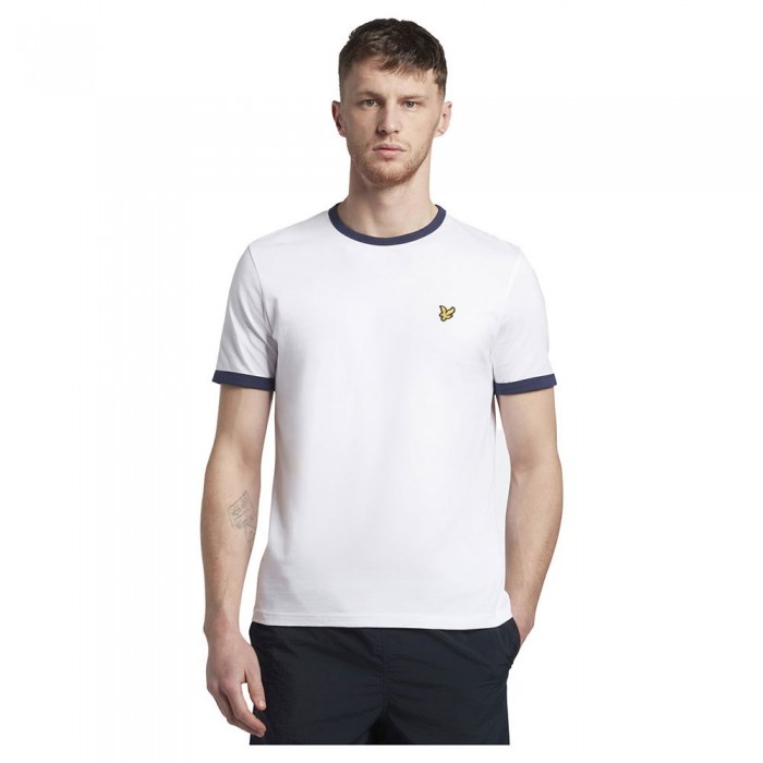 [해외]LYLE & 스캇 반소매 티셔츠 Ringer 141013300 White / Navy