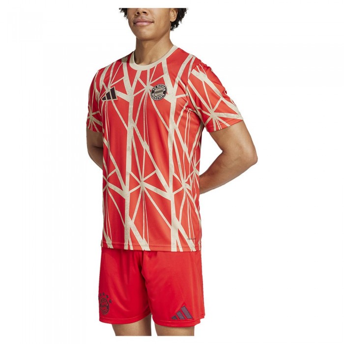 [해외]아디다스 프리 매치 반소매 티셔츠 FC Bayern Munich 24/25 3141015859 Red