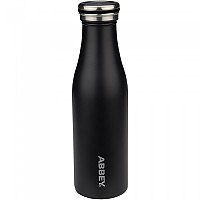 [해외]ABBEY 마시는 병 이중벽 Victoria 450ml 3138098581 Black / Silver