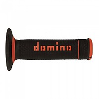 [해외]DOMINO Off Road X-Treme Closed End 핸들 그립 9140821672 Negro - Naranja