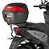 [해외]기비 Monolock Piaggio Typhoon 50/125 탑 케이스 후면 피팅 9138106715 Black