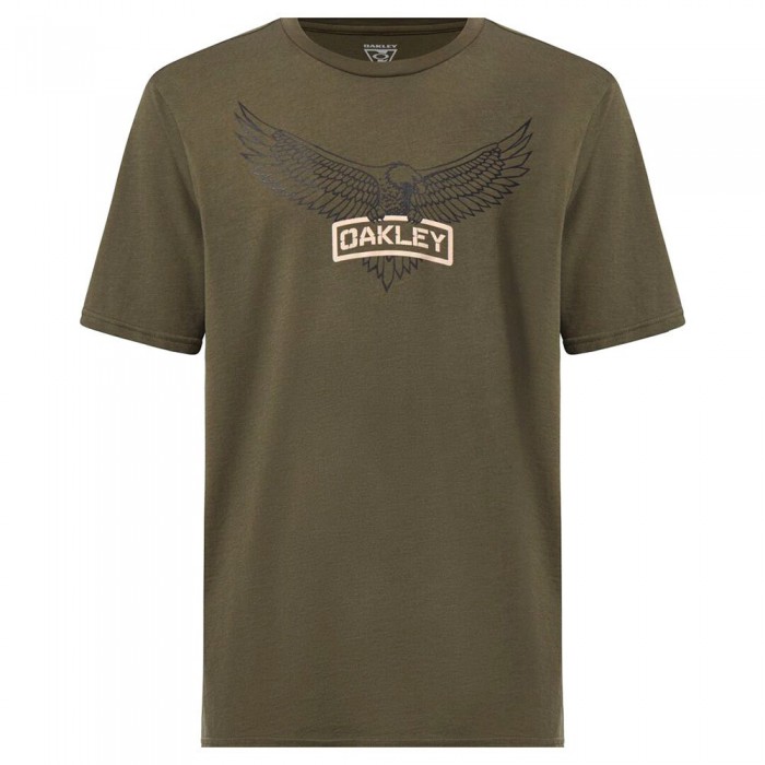 [해외]오클리 APPAREL Si Eagle Tab 반팔 티셔츠 138590876 Dark Brush