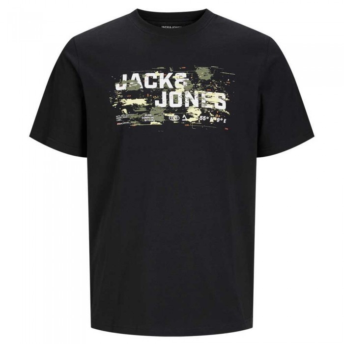 [해외]잭앤존스 Outdoor 로고 반팔 티셔츠 140857902 Black