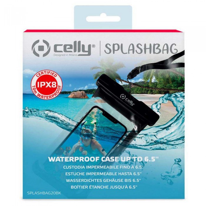 [해외]CELLY Splashbag Waterproof Case 6.5´´ 137919282 Black