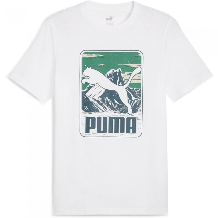 [해외]푸마 반소매 티셔츠 Graphics Mountain 141020572 White
