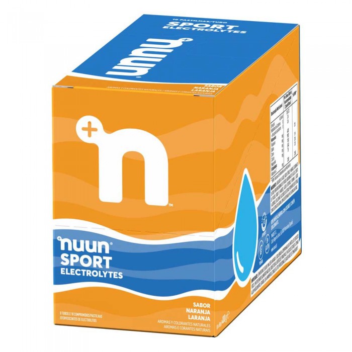 [해외]NUUN Sport 10정 들이 에너지 음료 정제 상자 오렌지 8 단위 1140924849