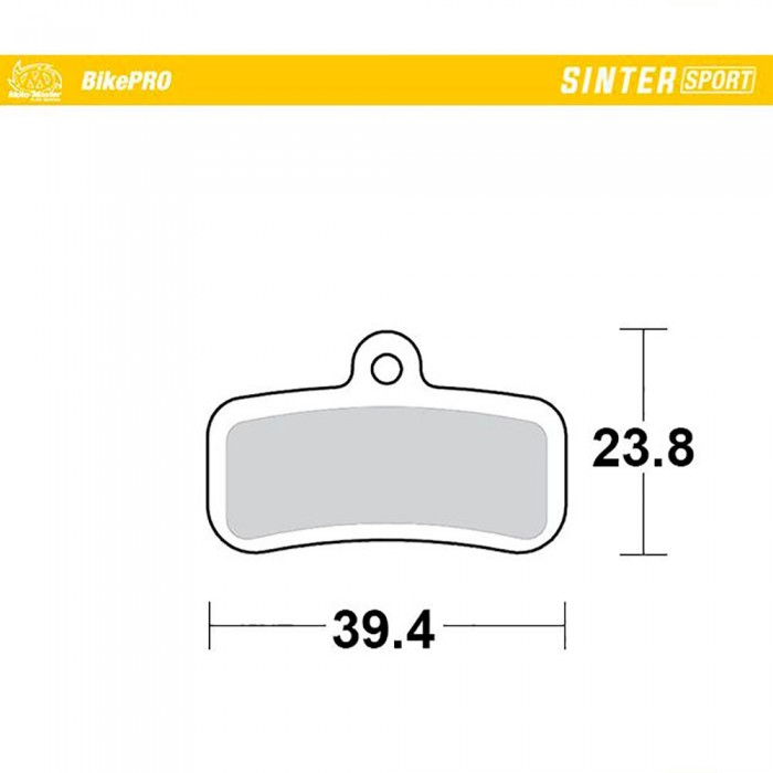 [해외]MOTO-MASTER 소결 디스크 브레이크 패드 730355 1141066247 Black