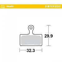 [해외]MOTO-MASTER 소결 디스크 브레이크 패드 730455 1141066248 Black