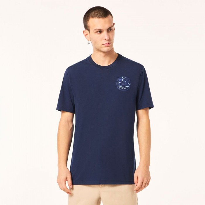 [해외]오클리 APPAREL Rings Mountain 반팔 티셔츠 1140223646 Team Navy