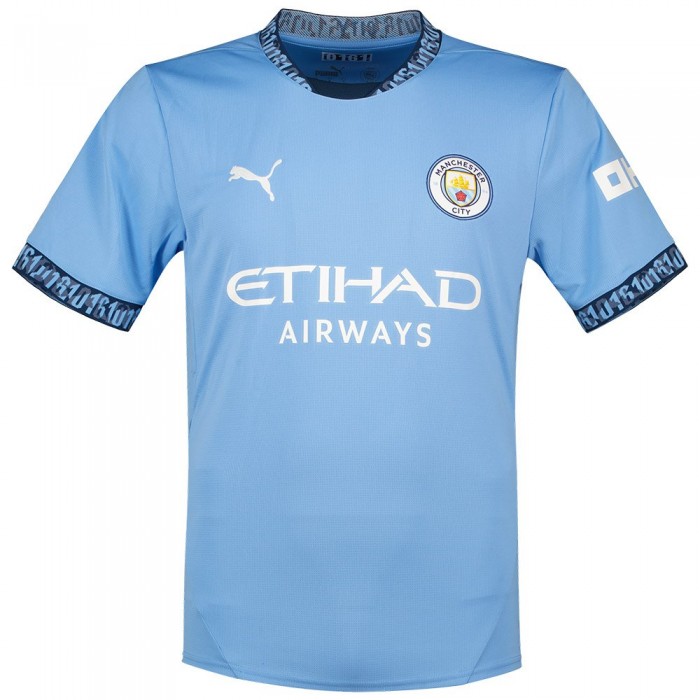 [해외]푸마 반소매 티셔츠 Manchester City FC Home 3140940185 Team Light Blue / Marine Blue