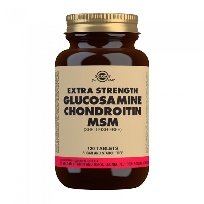 [해외]SOLGAR Glucosamine Chondroitin MSM 120 정제 7140917288