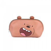 [해외]KARACTERMANIA Jelly We Bare Bears Grizzly 세면도구 가방 7139857691 Brown