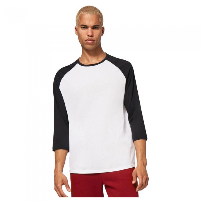 [해외]오클리 APPAREL Relax Raglan 3/4 소매 티셔츠 7138143946 Off White / Black