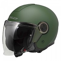 [해외]LS2 OF620 Classy Solid 오픈 페이스 헬멧 9140764453 Matt Military Green