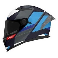 [해외]MT 헬멧s Braker SV Chento 풀페이스 헬멧 9140806095 Blue / White