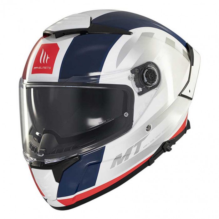 [해외]MT 헬멧s Thunder 4 SV Threads 풀페이스 헬멧 9140806174 White / Blue