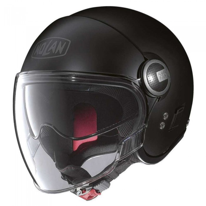 [해외]놀란 N21 Visor Classic 오픈 페이스 헬멧 리퍼비쉬 9141062537 Flat Black