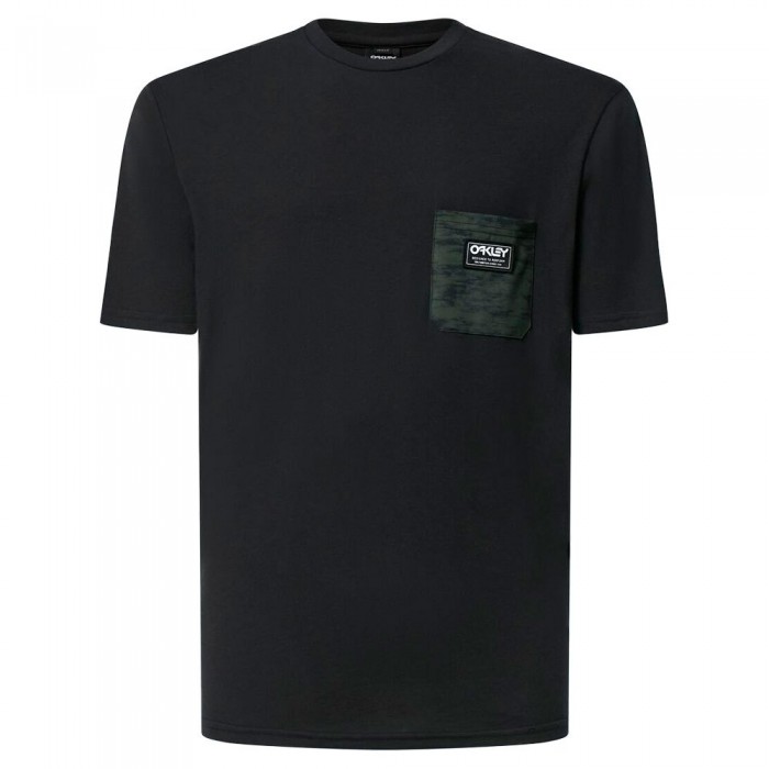 [해외]오클리 APPAREL Classic B1B 포켓 반팔 티셔츠 9139486684 Black / Brush Tiger Green