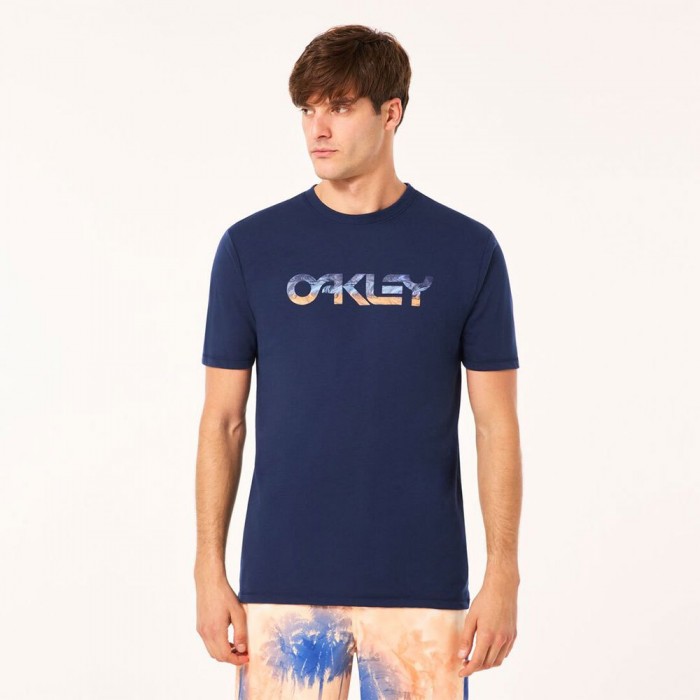 [해외]오클리 APPAREL B1B Sun 반팔 티셔츠 9140222939 Team Navy