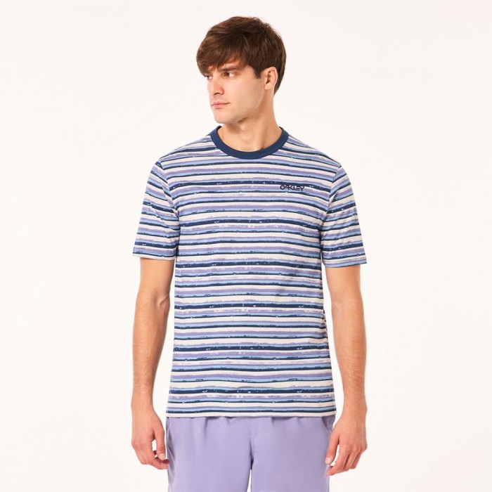 [해외]오클리 APPAREL Blurrred Stripes 반팔 티셔츠 9140222984 Blurred Stripe Mc