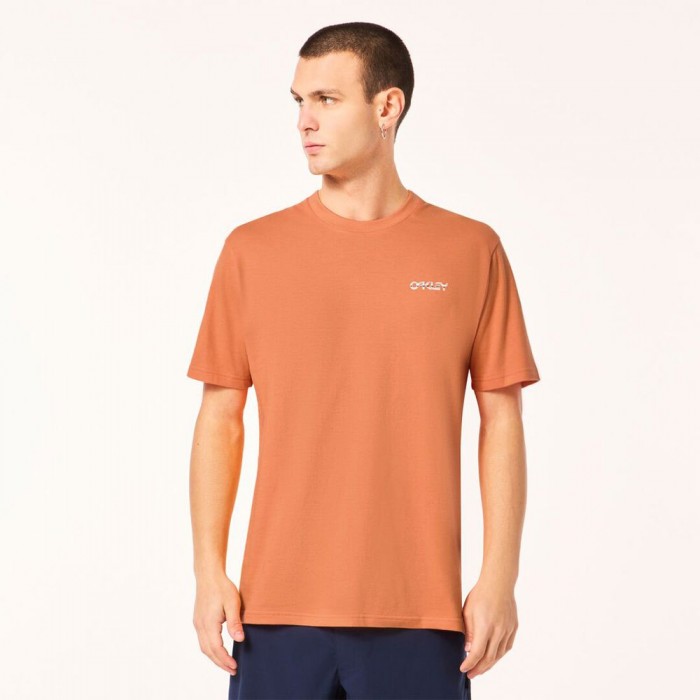 [해외]오클리 APPAREL MTL Drip 반팔 티셔츠 9140223442 Soft Orange