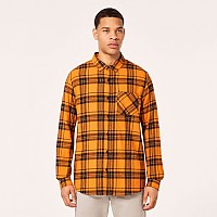 [해외]오클리 APPAREL Podium Plaid Flannel 긴팔 셔츠 9139742982 Orange Check