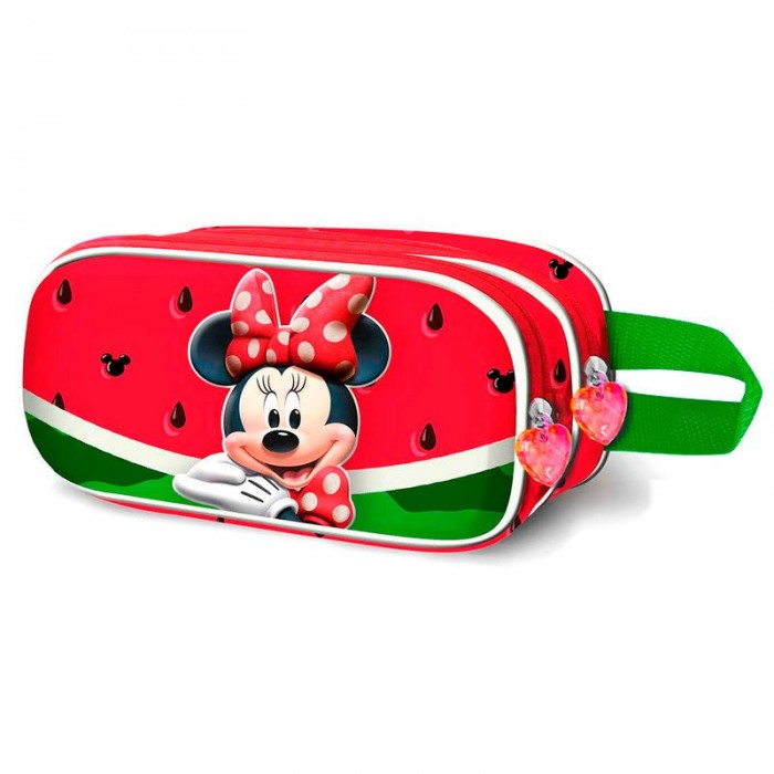 [해외]KARACTERMANIA 더블 필통 3D Minnie Watermelon Disney 14137783336 Red